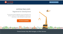 Desktop Screenshot of online-live.com